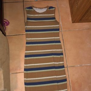 Rachel Roy stripped sleeveless dress size L